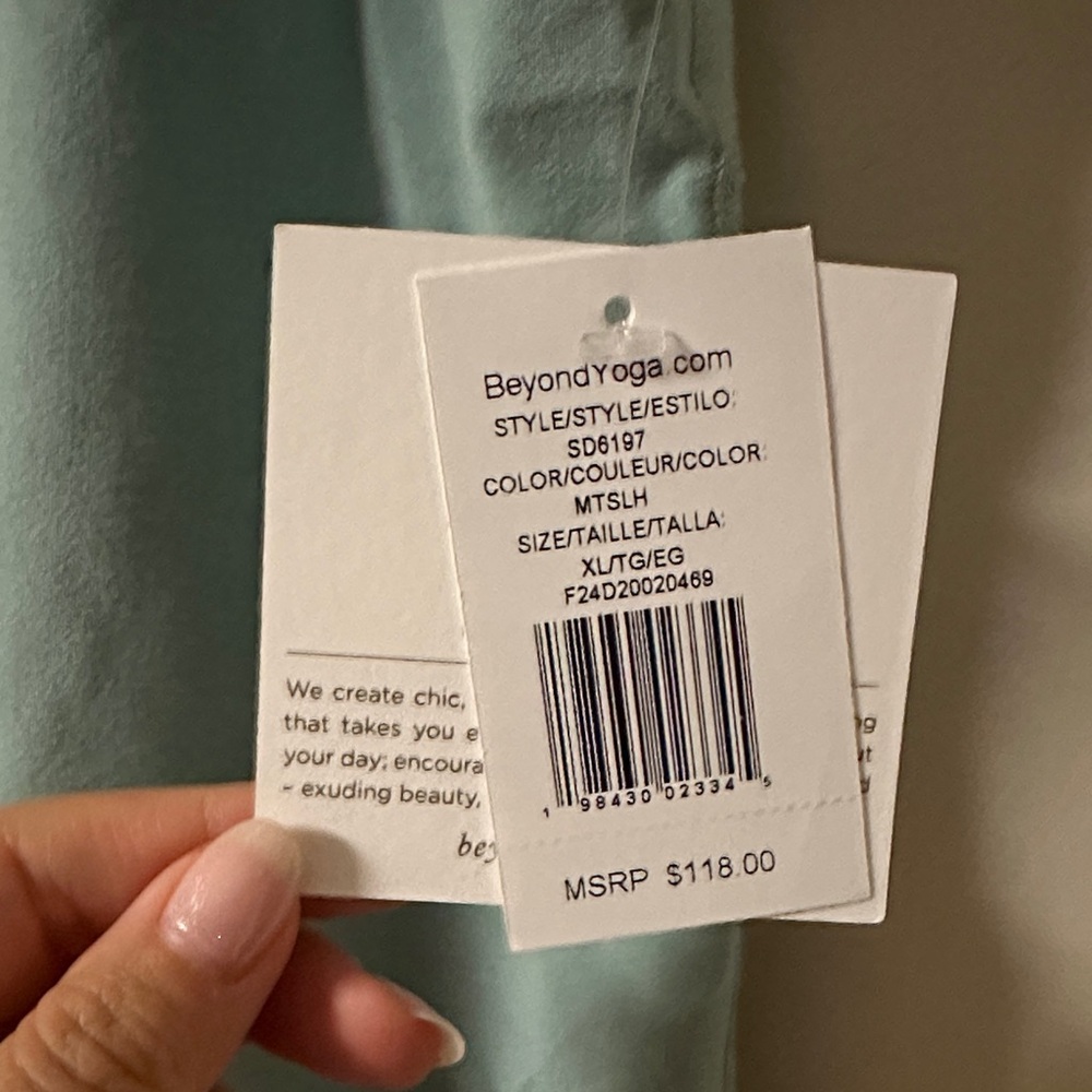 Beyond Yoga Spacedye Essence Dress Minty Slate Heather - Picture 5 of 15